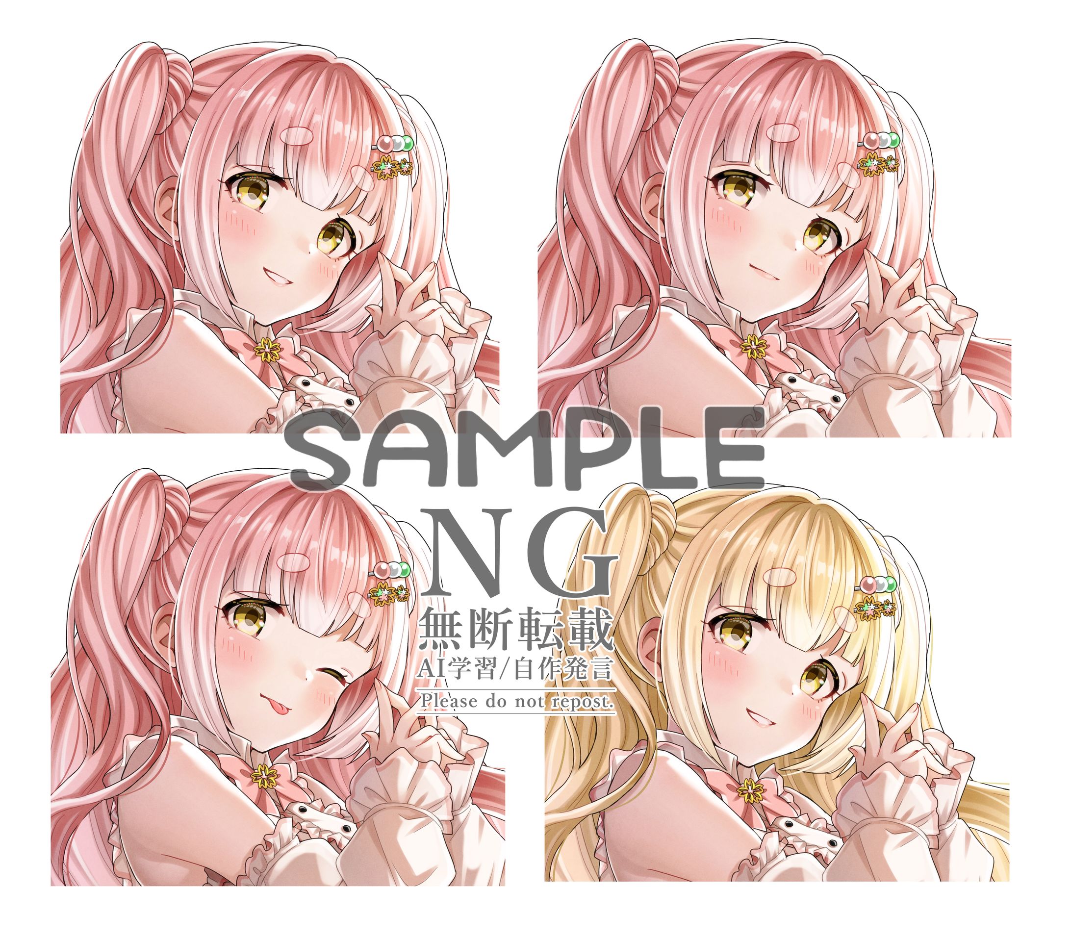 VTuberさんキャラデザ等のイラスト-1