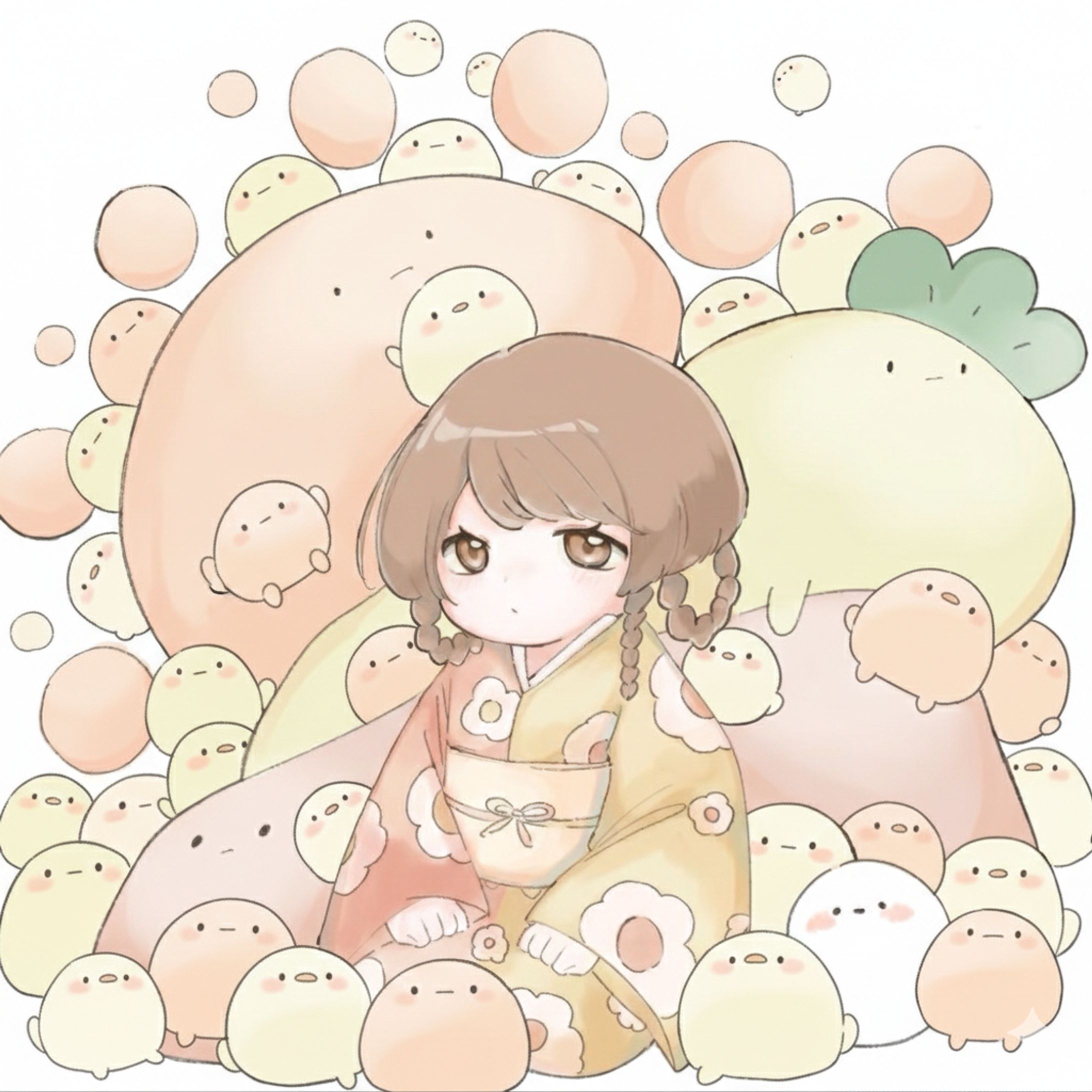 ぬんぬと着物少女-1