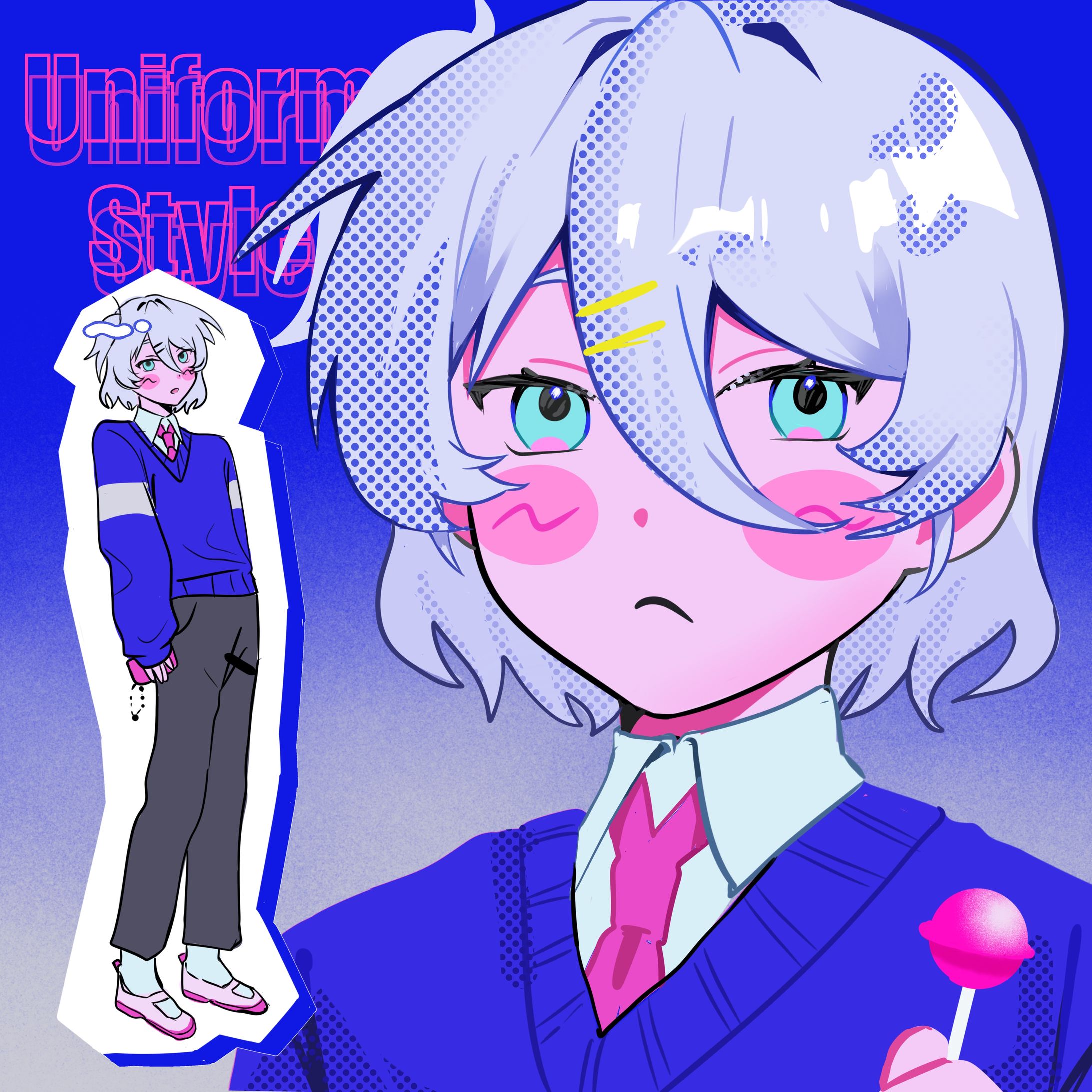 【創作イラスト】uniform-1