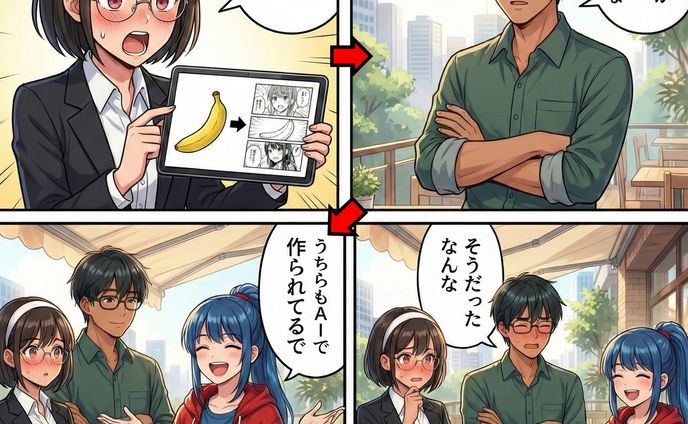 Nano Banana Proで作ったAIマンガ