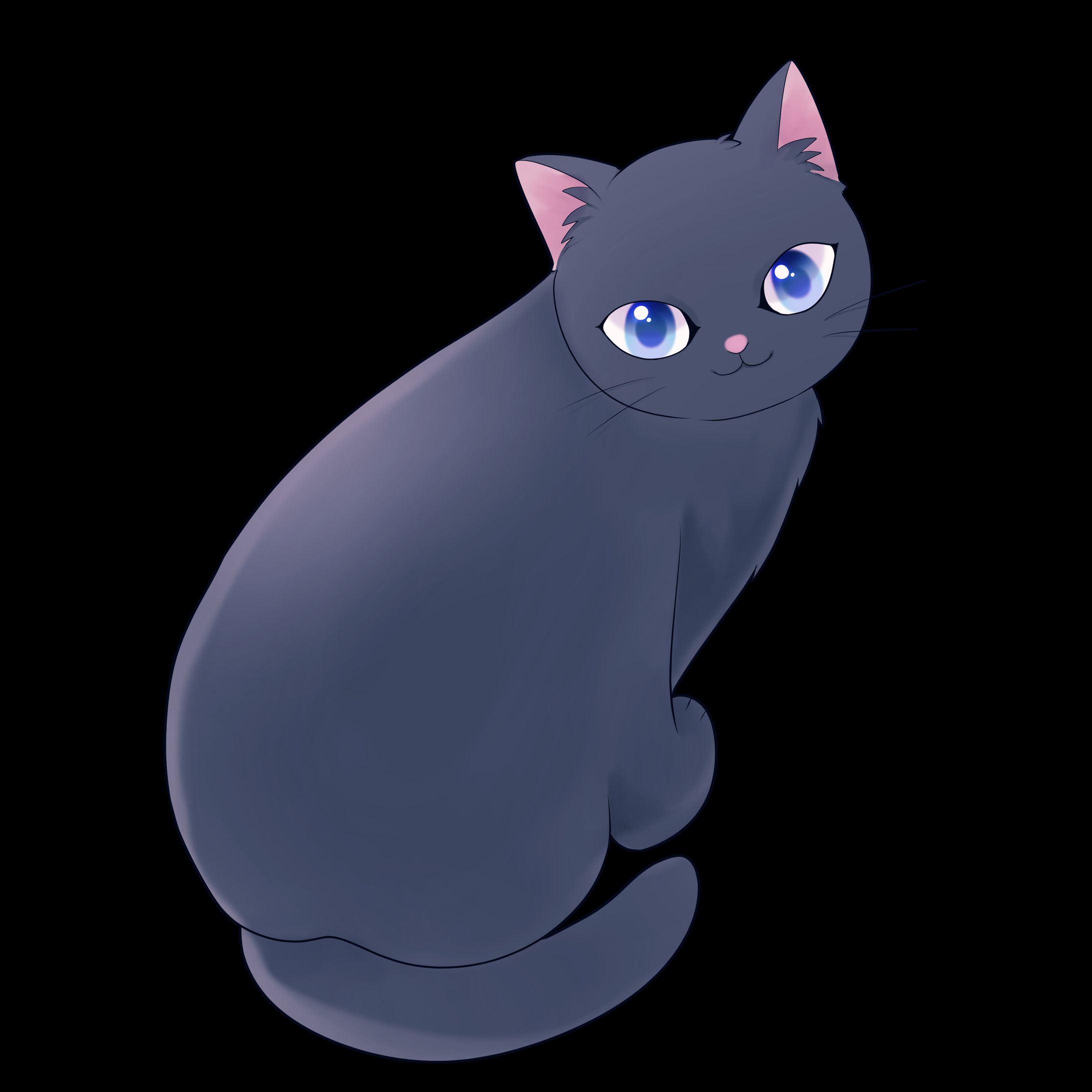 もちもち餅子様 猫イラスト作成