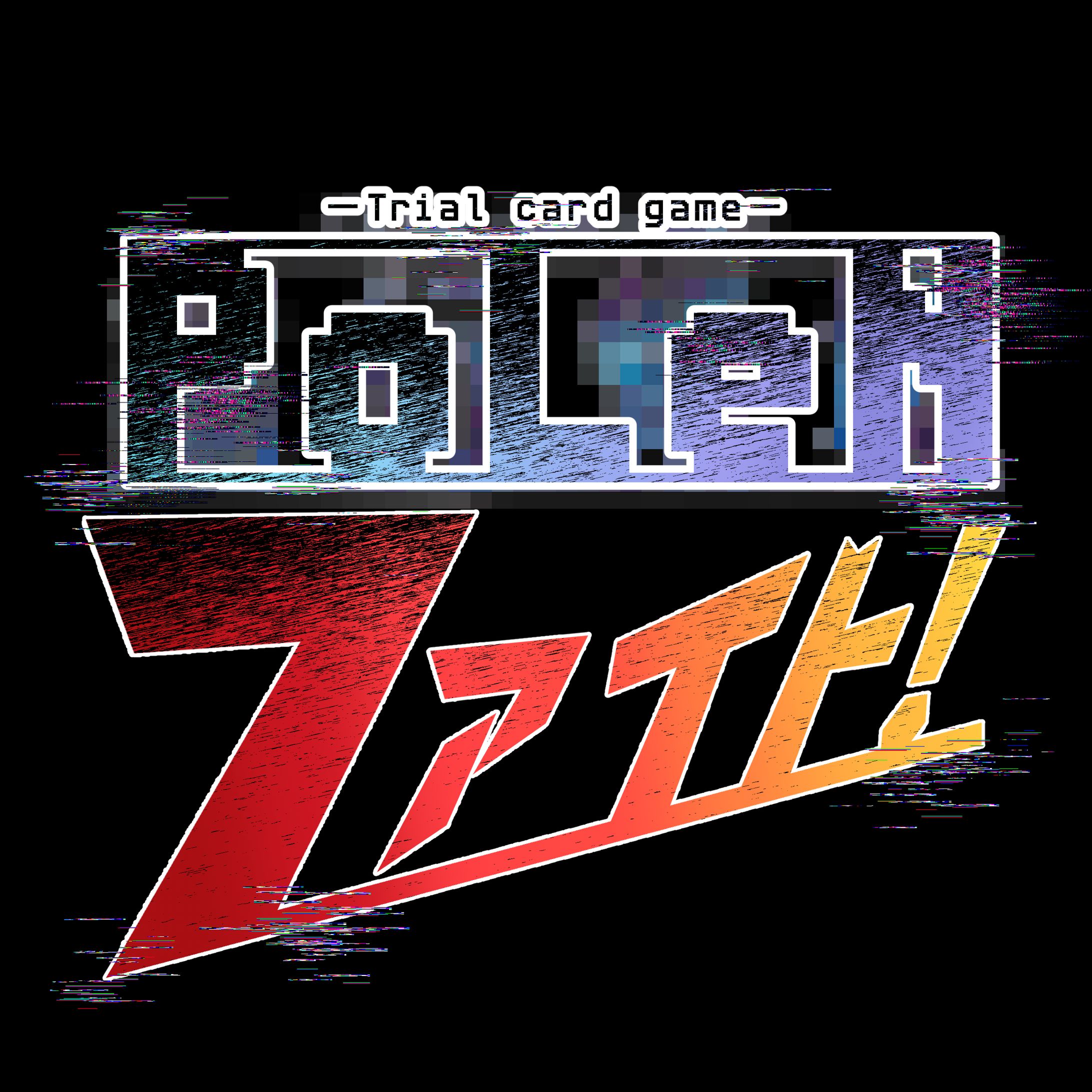 ニチアサ風架空のカードゲームロゴ/アイキャッチ-1